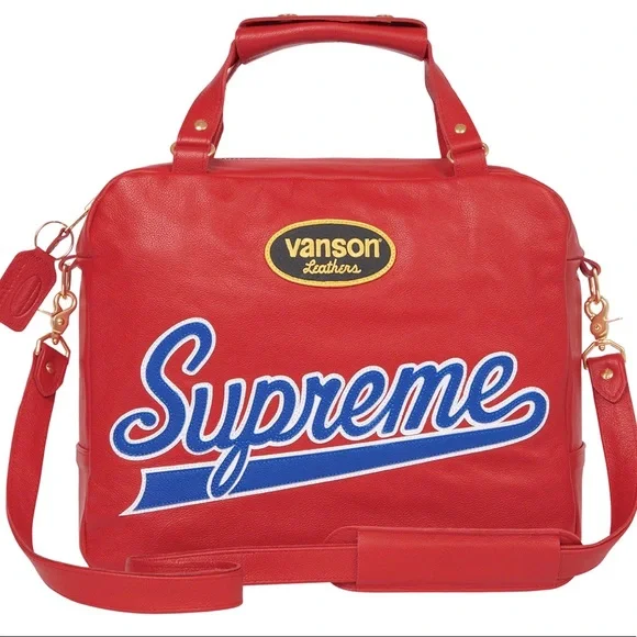 SUPREME x VANSON LEATHER–SPIDER WEB BAG - DISCONTINUED - Picture 3 of 12